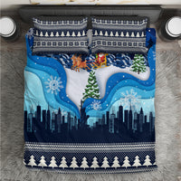 New York Christmas Bedding Set Manhattan Statue Of Liberty - Wonder Print Shop