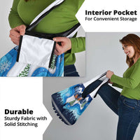 New York Christmas Grocery Bag Manhattan Statue Of Liberty