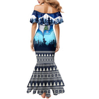 New York Christmas Mermaid Dress Manhattan Statue Of Liberty - Wonder Print Shop