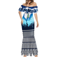 New York Christmas Mermaid Dress Manhattan Statue Of Liberty - Wonder Print Shop