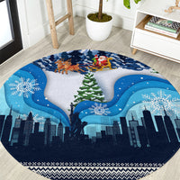 new-york-christmas-round-carpet-manhattan-statue-of-liberty