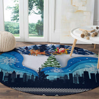 new-york-christmas-round-carpet-manhattan-statue-of-liberty