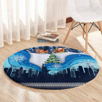 new-york-christmas-round-carpet-manhattan-statue-of-liberty