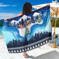 New York Christmas Sarong Manhattan Statue Of Liberty - Wonder Print Shop
