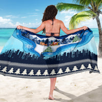 New York Christmas Sarong Manhattan Statue Of Liberty - Wonder Print Shop