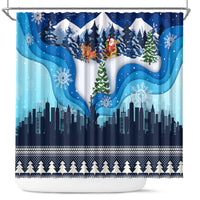new-york-christmas-shower-curtain-manhattan-statue-of-liberty