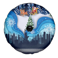 New York Christmas Spare Tire Cover Manhattan Statue Of Liberty - Wonder Print Shop