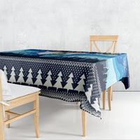 New York Christmas Tablecloth Manhattan Statue Of Liberty - Wonder Print Shop