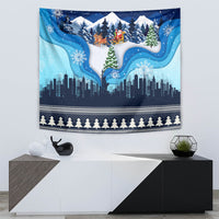 New York Christmas Tapestry Manhattan Statue Of Liberty - Wonder Print Shop