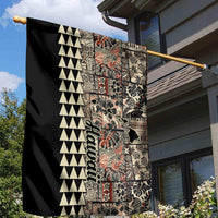 Hawaiian Quilt Garden Flag Hibiscus Kakau Vintage Style - Wonder Print Shop