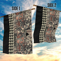 Hawaiian Quilt Garden Flag Hibiscus Kakau Vintage Style - Wonder Print Shop