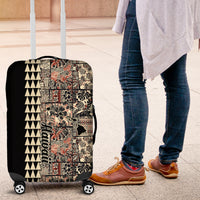 Hawaiian Quilt Luggage Cover Hibiscus Kakau Vintage Style - Wonder Print Shop