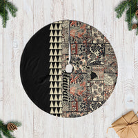 Hawaiian Quilt Tree Skirt Hibiscus Kakau Vintage Style - Wonder Print Shop