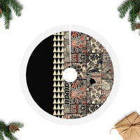 Hawaiian Quilt Tree Skirt Hibiscus Kakau Vintage Style - Wonder Print Shop