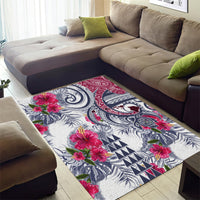Hawaii Kakau Mix Paisley Pattern Area Rug Polynesian Tropical Unique Style - Wonder Print Shop