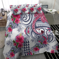 Hawaii Kakau Mix Paisley Pattern Bedding Set Polynesian Tropical Unique Style - Wonder Print Shop