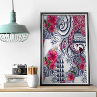 Hawaii Kakau Mix Paisley Pattern Canvas Wall Art Polynesian Tropical Unique Style - Wonder Print Shop