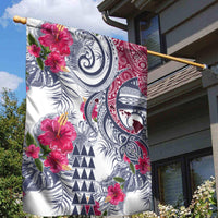 Hawaii Kakau Mix Paisley Pattern Garden Flag Polynesian Tropical Unique Style - Wonder Print Shop