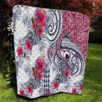 Hawaii Kakau Mix Paisley Pattern Quilt Polynesian Tropical Unique Style - Wonder Print Shop