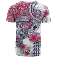 Hawaii Kakau Mix Paisley Pattern T Shirt Polynesian Tropical Unique Style - Wonder Print Shop