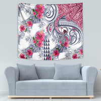 Hawaii Kakau Mix Paisley Pattern Tapestry Polynesian Tropical Unique Style - Wonder Print Shop
