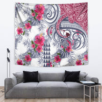 Hawaii Kakau Mix Paisley Pattern Tapestry Polynesian Tropical Unique Style - Wonder Print Shop