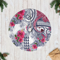 Hawaii Kakau Mix Paisley Pattern Tree Skirt Polynesian Tropical Unique Style - Wonder Print Shop