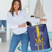 Barbados 30th November Laundry Basket Independence Day Flag Map - Wonder Print Shop