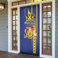 Personalized Barbados 30th November Door Cover Independence Day Flag Map - Wonder Print Shop
