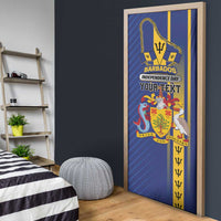 Personalized Barbados 30th November Door Cover Independence Day Flag Map - Wonder Print Shop