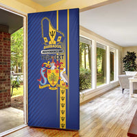 Personalized Barbados 30th November Door Cover Independence Day Flag Map - Wonder Print Shop