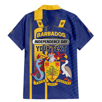 Personalized Barbados 30th November Family Matching Mermaid Dress and Hawaiian Shirt Independence Day Flag Map - Wonder Print Shop