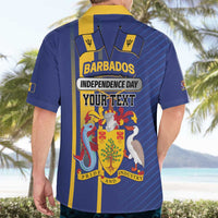 Personalized Barbados 30th November Hawaiian Shirt Independence Day Flag Map - Wonder Print Shop