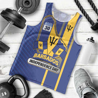 Personalized Barbados 30th November Men Tank Top Independence Day Flag Map - Wonder Print Shop