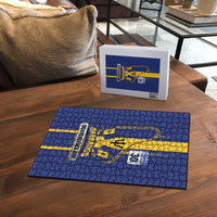 Barbados 30th November Puzzle Independence Day Flag Map - Wonder Print Shop