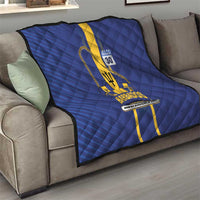 Barbados 30th November Quilt Independence Day Flag Map - Wonder Print Shop