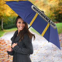 Barbados 30th November Umbrella Independence Day Flag Map - Wonder Print Shop