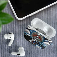 Native American Chief Skull With Axe AirPods Case - Wonder Print Shop