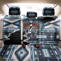 Native American Chief Skull With Axe Back Car Seat Cover - Wonder Print Shop