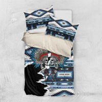 Native American Chief Skull With Axe Bedding Set - Wonder Print Shop
