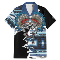 Native American Chief Skull With Axe Family Matching Mermaid Dress and Hawaiian Shirt - Wonder Print Shop