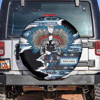 Native American Chief Skull With Axe Spare Tire Cover - Wonder Print Shop