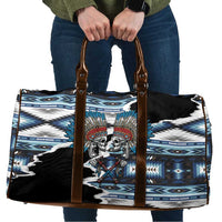 Native American Chief Skull With Axe Travel Bag - Wonder Print Shop