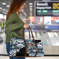 Native American Chief Skull With Axe Travel Bag - Wonder Print Shop