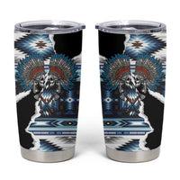 Native American Chief Skull With Axe Tumbler Cup - Wonder Print Shop