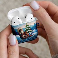 Native American Santa Claus AirPods Case Merry Christmas - Wonder Print Shop