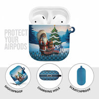 Native American Santa Claus AirPods Case Merry Christmas - Wonder Print Shop
