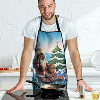 Native American Santa Claus Apron Merry Christmas - Wonder Print Shop