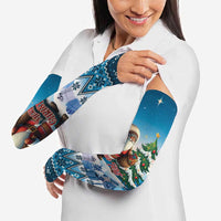 Personalized Native American Santa Claus Arm Sleeves Merry Christmas - Wonder Print Shop