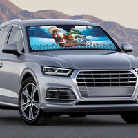 Native American Santa Claus Auto Sun Shade Merry Christmas - Wonder Print Shop